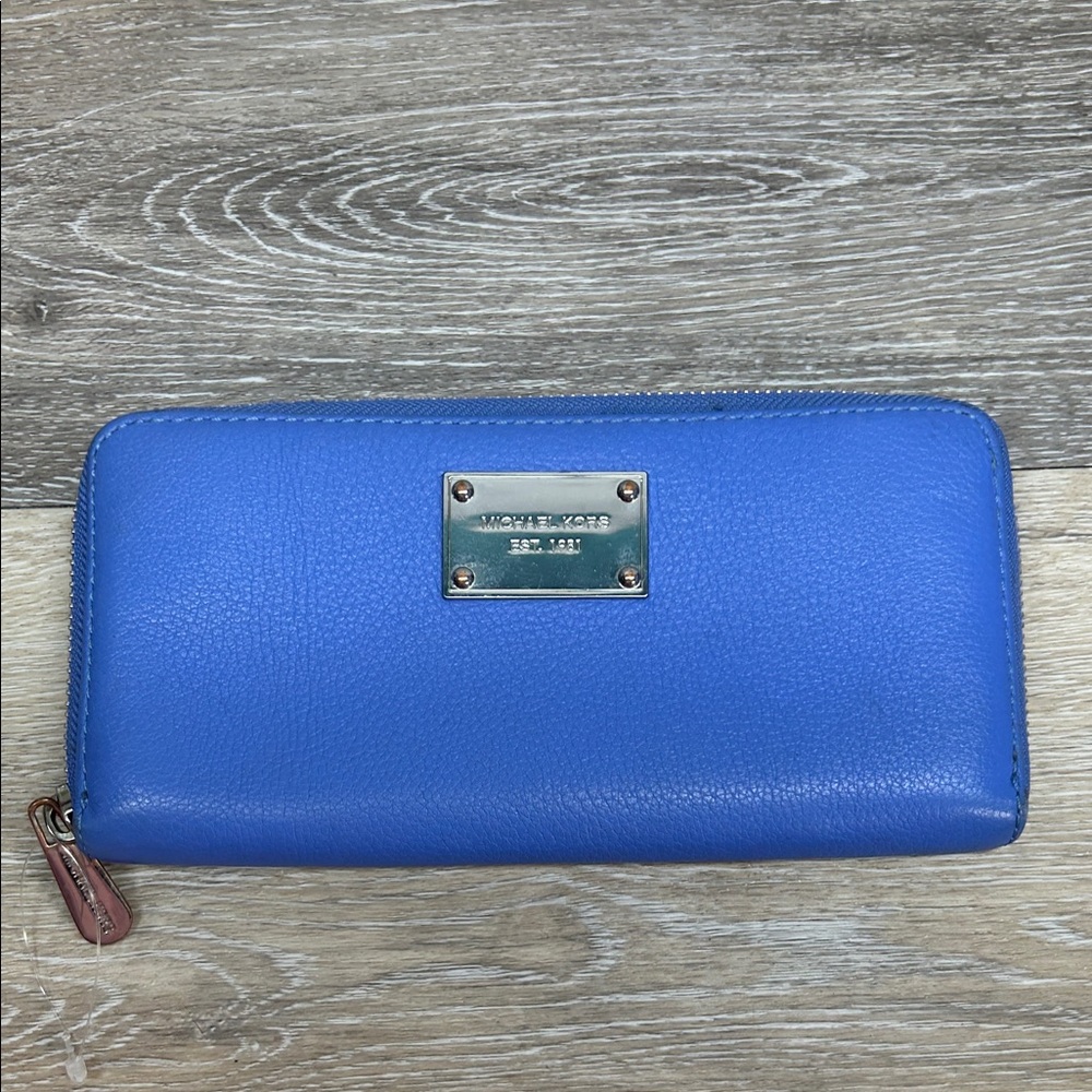 Michael Kors Blue Wallet
